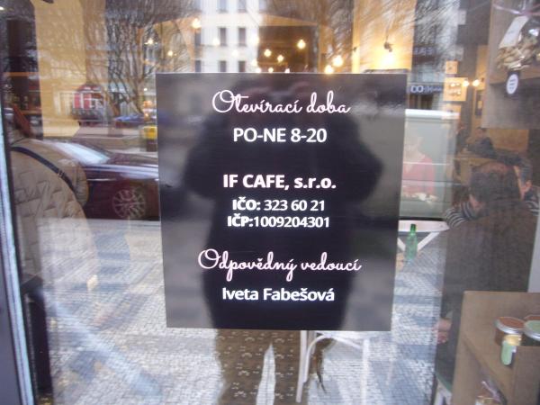IF café Tylovo náměstí - otvírací doba